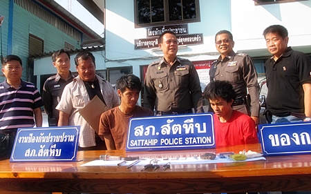 Veerayuth Kanluesanam and Pharathong Tienthong have been arrested for allegedly duplicating car keys and stealing vehicles from their car care center.